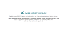Tablet Screenshot of ewas-sockenwolle.de